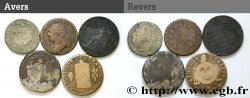 LOTES Lot de cinq monnaies de la Révolution française n.d. s.l.