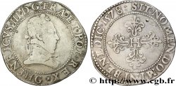 HENRI III Franc au col plat 1578 Poitiers