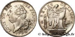 LOUIS XVI (MONARQUE CONSTITUTIONNEL)  Écu dit  au génie , type FRANÇOIS 1792 Paris SUP/TTB+