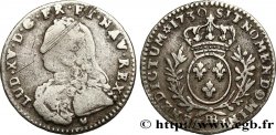 LOUIS XV DIT LE BIEN AIMÉ Dixième d’écu aux branches d’olivier, buste habillé 1730 Strasbourg