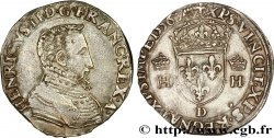 HENRY II Teston à la tête nue, 1er type 1556 Lyon AU