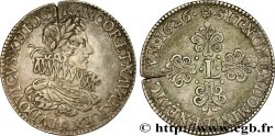 LOUIS XIII Demi-franc, buste juvénile lauré de Briot 1626 Paris AU/AU