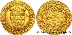 CHARLES VI LE FOU ou LE BIEN AIMÉ / THE BELOVED or THE MAD Écu d or à la couronne n.d. Saint-Quentin AU