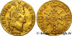 LOUIS XIV  THE SUN KING  Demi-louis d or aux quatre L 1696 Lyon
