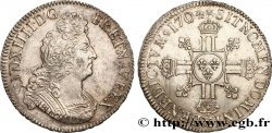 LOUIS XIV  THE SUN KING  Écu aux huit L, 2e type 1704 Amiens AU/AU