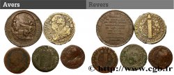 LOTS Lot de cinq monnaies de la Révolution française n.d. s.l.
