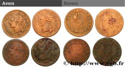 LOUIS XVI Lot de quatre liards de Louis XVI n.d. s.l.