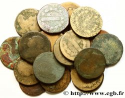 LOTS Lot de vingt pièces de 12 deniers dit  au faisceau , type FRANCOIS et FRANCAIS n.d. s.l.