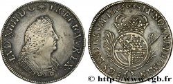 LOUIS XIV  THE SUN KING  Écu de Flandre aux palmes 1696 Lille VF/AU