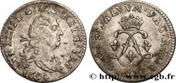 LOUIS XIV LE GRAND OU LE ROI SOLEIL Quatre sols aux deux L 1694 Atelier indéterminé