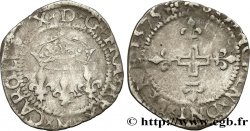 HENRI III. MONNAYAGE AU NOM DE CHARLES IX Double sol parisis, 1er type 1575 Montpellier