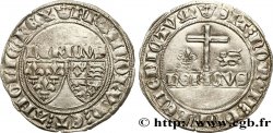 HENRY VI DE LANCASTRE - ROI DE FRANCE (1422-1453) - ROI D&nbsp;ANGLETERRE (1422-1461) et (1470-1471) Blanc aux écus n.d. Paris
