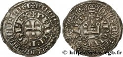 PHILIPPE IV LE BEL Maille demie ou maille blanche tournois à l&nbsp;0 long n.d. s.l.