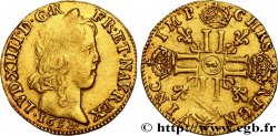 LOUIS XIV LE GRAND OU LE ROI SOLEIL Louis d’or aux huit L, portrait à la mèche longue 1652 Arras TB+