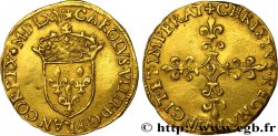 CHARLES IX Écu d or au soleil, 1er type 1565 Rennes TTB+