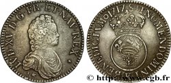 LOUIS XV DIT LE BIEN AIMÉ Écu dit  vertugadin  1717 Bordeaux TB+/TTB