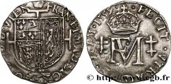 ÉCOSSE - FRANÇOIS II ET MARIE STUART Teston 1559 Édimbourg TTB+