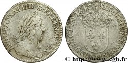 LOUIS XIII LE JUSTE Douzième d écu, 3e type, 2e poinçon de Warin 1642 Paris, Monnaie de Matignon