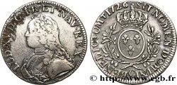 LOUIS XV DIT LE BIEN AIMÉ Écu aux branches d&nbsp;olivier, buste habillé 1726 Caen