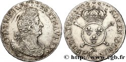 LOUIS XIV LE GRAND OU LE ROI SOLEIL Demi-écu aux insignes 1702 Paris