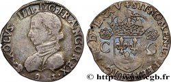HENRY III. COINAGE AT THE NAME OF CHARLES IX Teston, 2e type 1575 (MDLXXV) Rennes