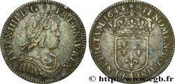LOUIS XIV  THE SUN KING  Douzième d écu, portrait à la mèche courte 1644 Paris, Monnaie de Matignon