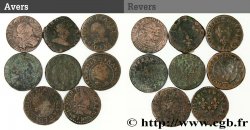 LOUIS XIII  Lot de 8 doubles tournois n.d. s.l.