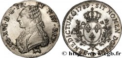 LOUIS XVI Écu aux branches d olivier 1789 Rouen SPL