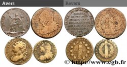 LOTTE Lot de quatre monnaies de la Révolution française n.d. s.l.