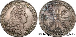 LOUIS XIV LE GRAND OU LE ROI SOLEIL Demi-écu aux huit L, 1er type 1690 Lille TTB+