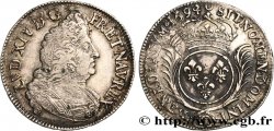 LOUIS XIV  THE SUN KING  Demi-écu aux palmes 1694 Besançon VF/XF