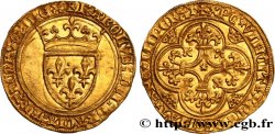 CHARLES VI LE FOU OU LE BIEN AIMÉ Écu d or à la couronne n.d. Saint-Lô