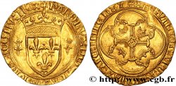 CHARLES VII  THE WELL SERVED  Écu d or à la couronne ou écu neuf 28/01/1436 Romans