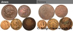 LOTS Lot de cinq monnaies de la Révolution française n.d. s.l.
