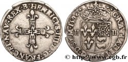 HENRI IV LE GRAND Quart d&nbsp;écu de Béarn 1596 Pau