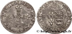 LOUIS XIII  Quart d écu de Béarn 1612 Pau