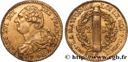 LOUIS XVI (MONARQUE CONSTITUTIONNEL)  2 sols dit  au faisceau , type FRANÇOIS 1791 Paris SUP
