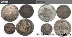 LOTS Lot de 4 monnaies royales n.d. Ateliers divers