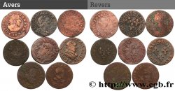 LOUIS XIII LE JUSTE Lot de huit doubles tournois de Louis XIII n.d. s.l.