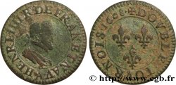 HENRI IV LE GRAND Double tournois, 2e type de Paris (légende française) 1608 Paris