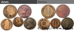 LOTS Lot de cinq monnaies de la Révolution française n.d. s.l.