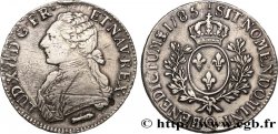 LOUIS XVI Écu aux branches d&nbsp;olivier 1785 Perpignan fSS/SS