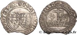 HENRY VI DE LANCASTRE - ROI DE FRANCE (1422-1453) - ROI D ANGLETERRE (1422-1461) et (1470-1471) Blanc aux écus 23/11/1422 Auxerre