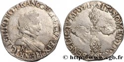 HENRY IV Demi-franc, 1er type de Bordeaux 1591 Bordeaux VF