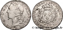 LOUIS XV  THE WELL-BELOVED  Demi-écu aux branches d’olivier, tête ceinte d’un bandeau 1759 Lille