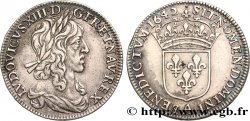 LOUIS XIII  Quart d écu, buste drapé (1er buste de Jean Warin) 1642 Paris, Monnaie du Louvre AU/XF
