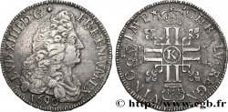 LOUIS XIV  THE SUN KING  Écu aux huit L, 1er type 1690 Bordeaux BB