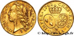 LOUIS XV DIT LE BIEN AIMÉ Louis d’or aux écus ovales, tête ceinte d’un bandeau 1742 Lille