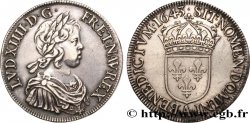 LOUIS XIV LE GRAND OU LE ROI SOLEIL Écu, portrait à la mèche courte 1643 Paris, Monnaie du Louvre