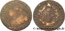 LOUIS XVI 2 sols dit  au faisceau , type FRANÇOIS 1792 Bayonne